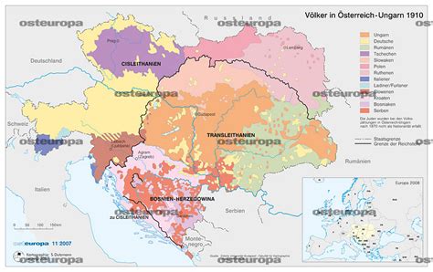 Zeitschrift OSTEUROPA Völker in Österreich Ungarn 1910