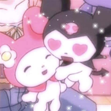 Melody And Kuromi Aesthetic Icon In 2022 Hello Kitty Kitty Minnie