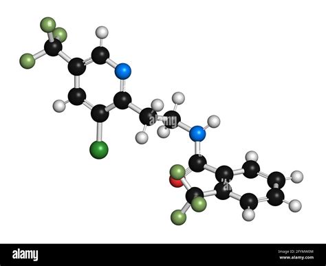 Fluopyram Fungicide Molecule Illustration Stock Photo Alamy