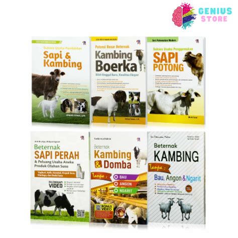 Jual Seri Peternakan Sukses Usaha Pembibitan Sapi Kambing Potensi