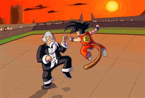 Goku Vs Jacky Chun By Myrllok Goku Vs Dbz Dragon Ball Basketball Court Lord Deviantart