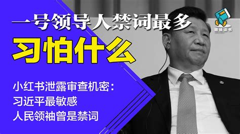 小红书泄露审查机密：习近平最敏感，人民领袖曾是禁词 一号领导人禁词最多，习近平怕什么 明镜读书（梁峻） Youtube