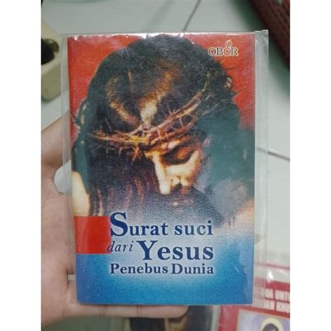 Jual Buku Surat Suci Dari Yesus Penebus Dunia Shopee Indonesia