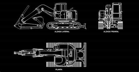 Retroexcavadora Cargadora En Autocad Dwg Dwgautocad Dwgautocad Porn