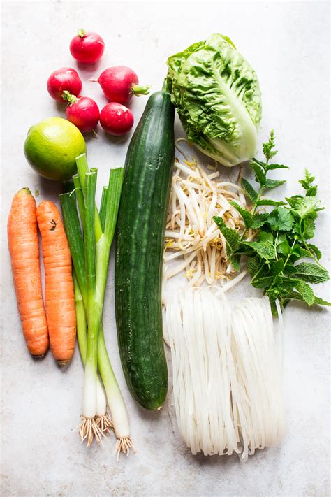 Vegan bun noodles with tofu - Lazy Cat Kitchen