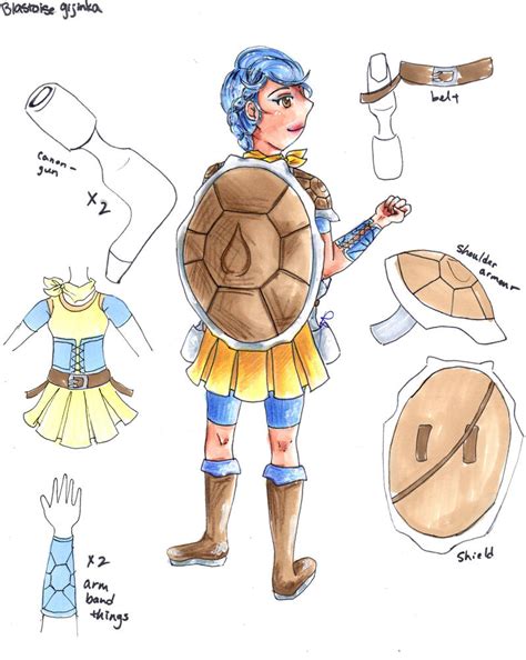 Blastoise Gijinka by TakashiRika on DeviantArt