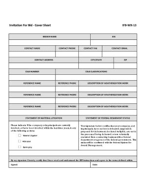 Fillable Online Lbcap Form Set IFB WX 13 Xlsx Fax Email Print PdfFiller