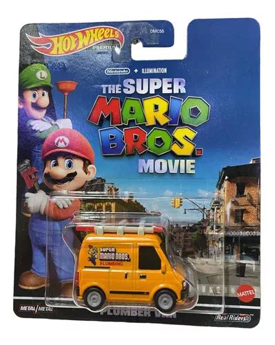Mario Bros Movie Plumber Van Hot Wheels 100 Nuevo