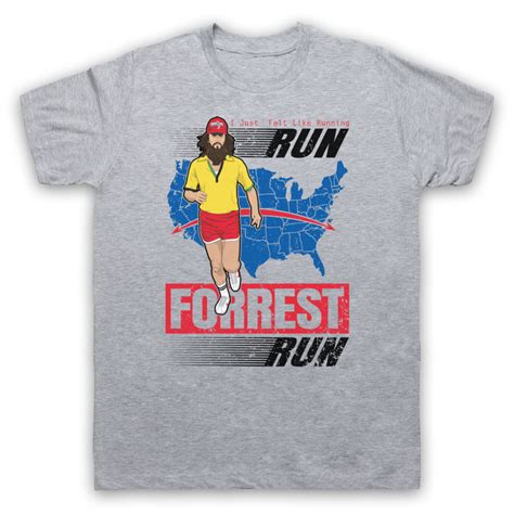 Forrest Gump Run Forrest Run I Just Felt Like Running 男士和 T 蝦皮購物