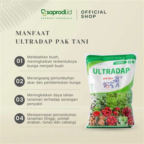 Saprotan Utama Ultradap Pak Tani Pupuk Kristal Kilogram Saprodi