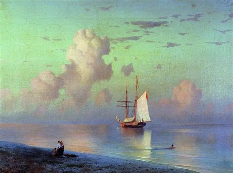 Coucher Du Soleil 1866 De Ivan Aivazovsky 1817 1900 Russia