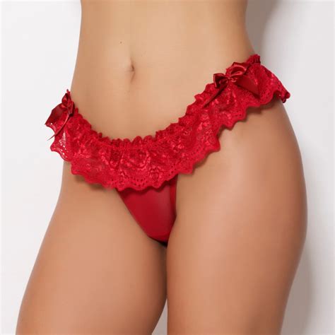 Calcinha Tanga Fio Dental Sainha Lingerie Sexy De Luxo Shopee Brasil