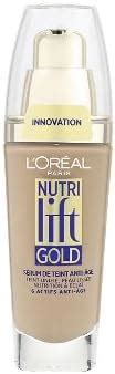 L Oréal Paris Fond de Teint Anti âge Nutri Lift Gold 250 Sable