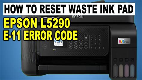 How To Reset The Epson L5290 Ink Pad Needs Service Contact Epson Epson L5290 Resetter Youtube