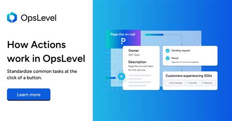 How Actions Work In OpsLevel