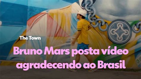 Come To Brazil V Deo De Bruno Mars Homenageando O Brasil Eleito O