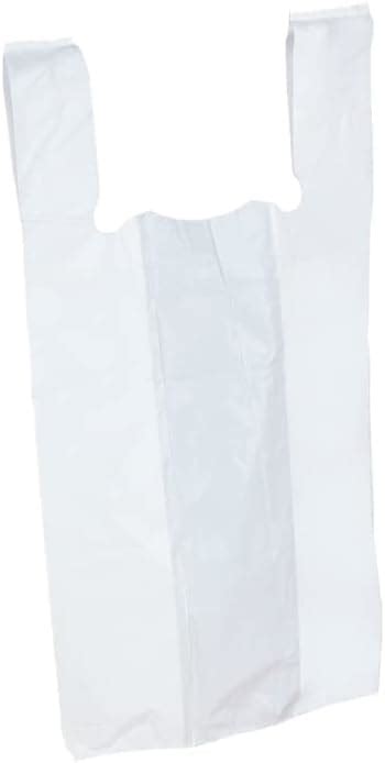 Sabco Pcs High Tensile Strength White Plastic Carrier Bags With