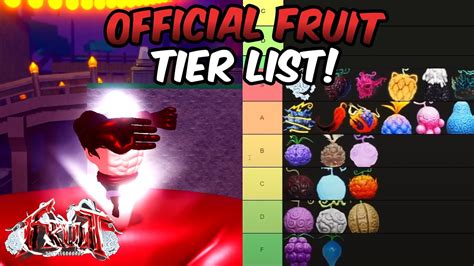 Fruit Battlegrounds Fruit Tier List Ranking All Best Fruit Tier List