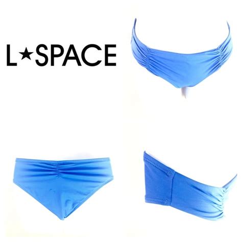 L Space Swim L Space Monique Side Back Ruched Bikini Bottoms Poshmark