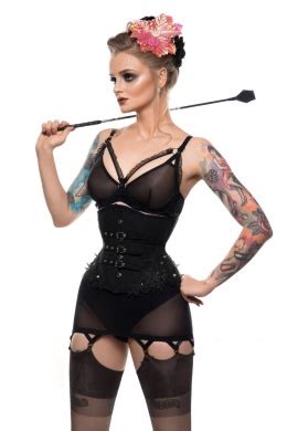 Corset Waist Cincher Classic Black Rebel Madness