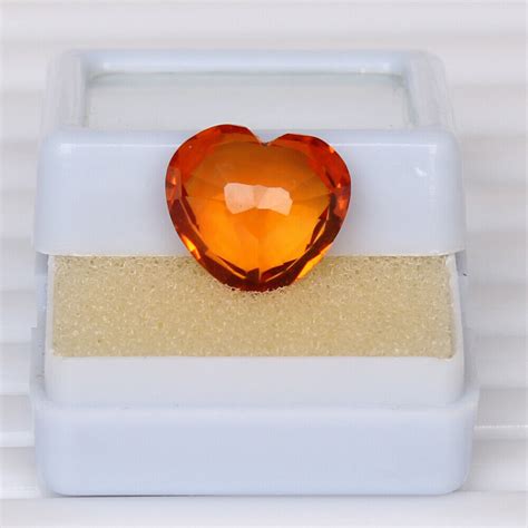 Nat Rlich Orange Saphir Padparadscha Ct Herz Schliff Zertifiziert