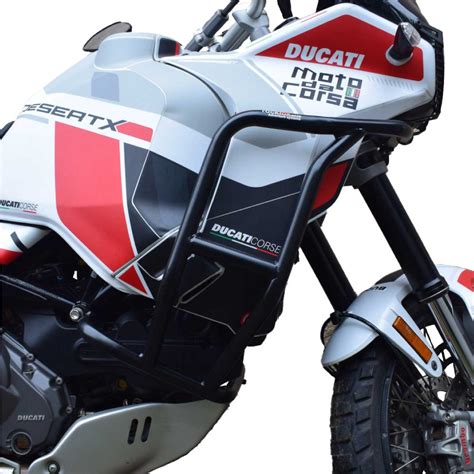 Rockfox Crash Bar Ducati Desert X Flying Brick