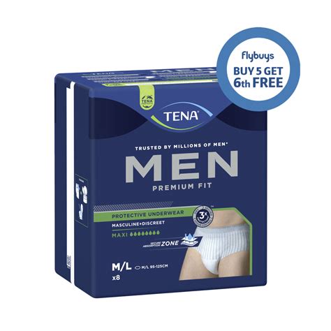 Buy Tena For Men Large Level 4 Premium Fit Maxi Incontinence Pants 8