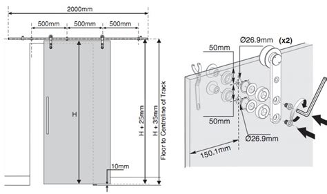 Stainless Steel Sliding Door System With Anti Lift Rollers For Glass Door