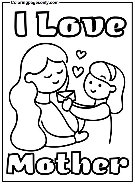 99 Best Mother S Day Colouring Pages Artofit