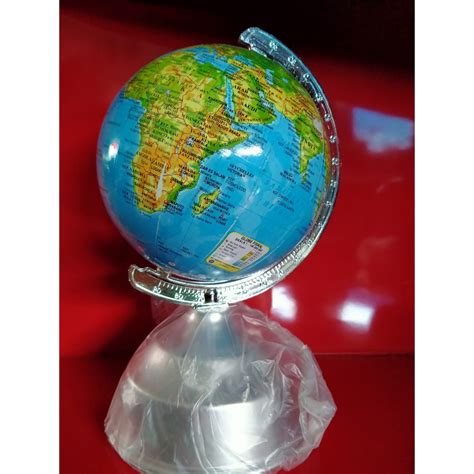 Jual GLOBE BOLA DUNIA DIAMETER 13 CM SILVER PT KARYA PEMBINA SWAJAYA