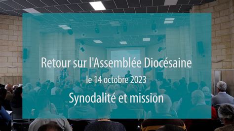 Retour sur l Assemblée Diocésaine du 14 octobre 2023 YouTube