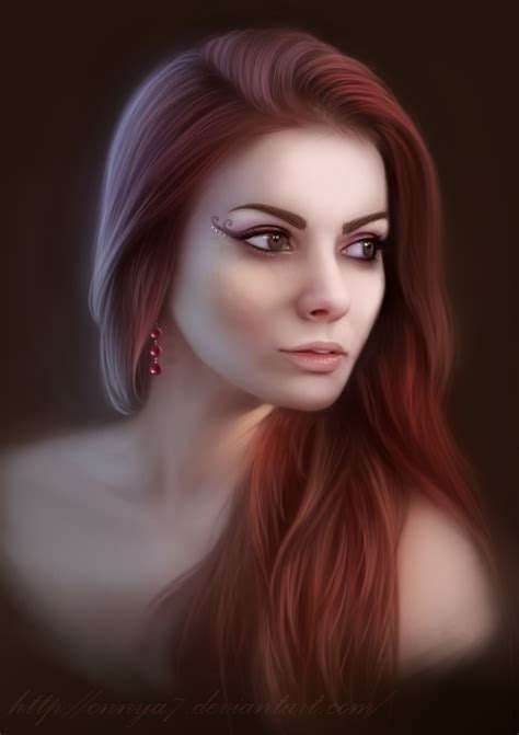 Girl Portrait By Ennya7 On Deviantart