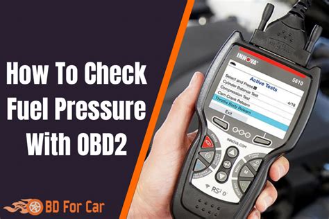 How To Check Fuel Pressure With Obd2