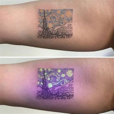 Tatuajes Echos Con Tinta Ultravioleta Que Te Sorprender N