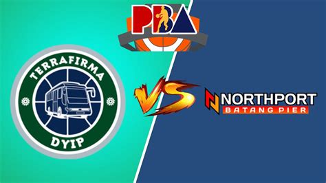 Northport Batang Pier Vs Terrafirma Dyip Pba Live Scoreboard Play By