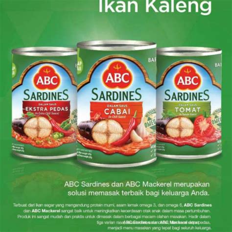 Jual SARDEN ABC 425gr Abc Sardines Sarden Rasa Tomat Sarden Saos