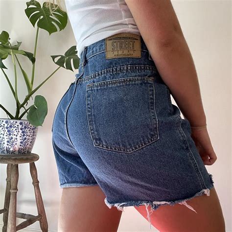 True Vintage 70s Denim Shorts By The Brand Street Depop