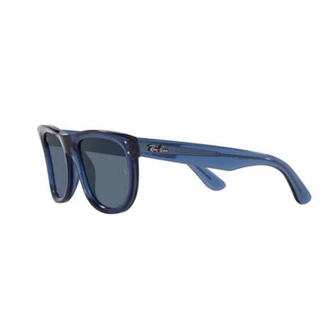 Ray Ban Rb R S Wayfarer Reverse A Transparent Navy Blue