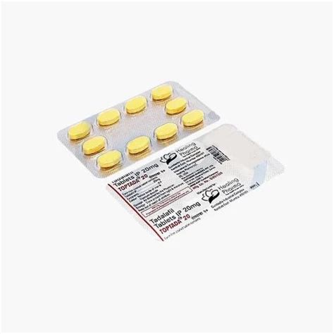 Toptada 20mg Tablets At Rs 295 Stripe Erectile Dysfunction Medicine