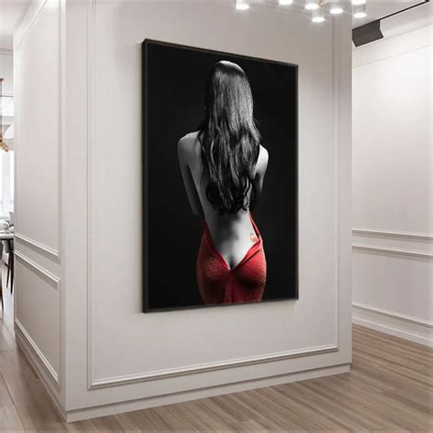 Modern Half Nude Women Posters And Prints Wall Art Canvas Painting Sexy