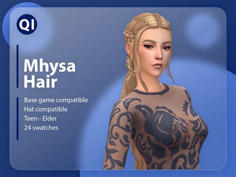 Mhysa Hair Quirky Introvert Cc In Hair Oscar Hairstyles Hair