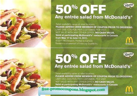 Printable Coupons 2023: Mcdonalds Coupons