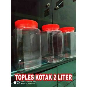 Jual Toples Ikan Cupang Ikan Hias Toples Kotak Ukuran 2 Liter Dan 4