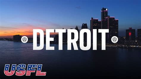 The Michigan Panthers Are Back In Detroit At Ford Field Usfl Youtube