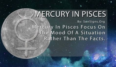 Mercury In Pisces Sun Signs