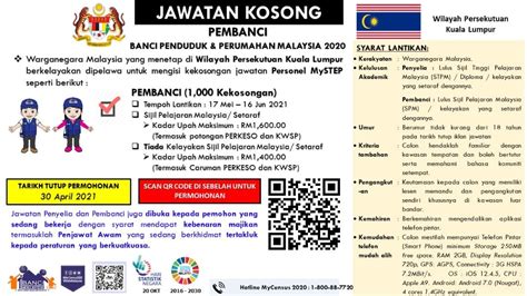 Jawatan Kosong Jabatan Perangkaan Malaysia Jawatan Kosong Terkini