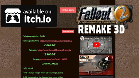 Fallout 2 Remake 3d Premiera Early Access Youtube