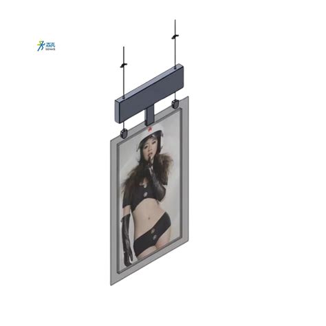 Double Side Dual High Brightness Shop Ceiling Hanging Lcd Panel Sign