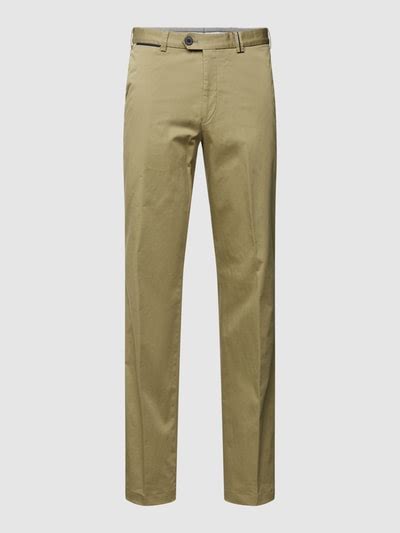 Hiltl Slim Fit Hose Mit B Gelfalten Modell Peaker Hellgruen Online