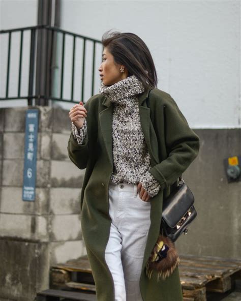 Olive Green | Olive green coat, Winter coat outfits, Green coat outfit